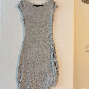 Max Studio Black and White Striped Dress